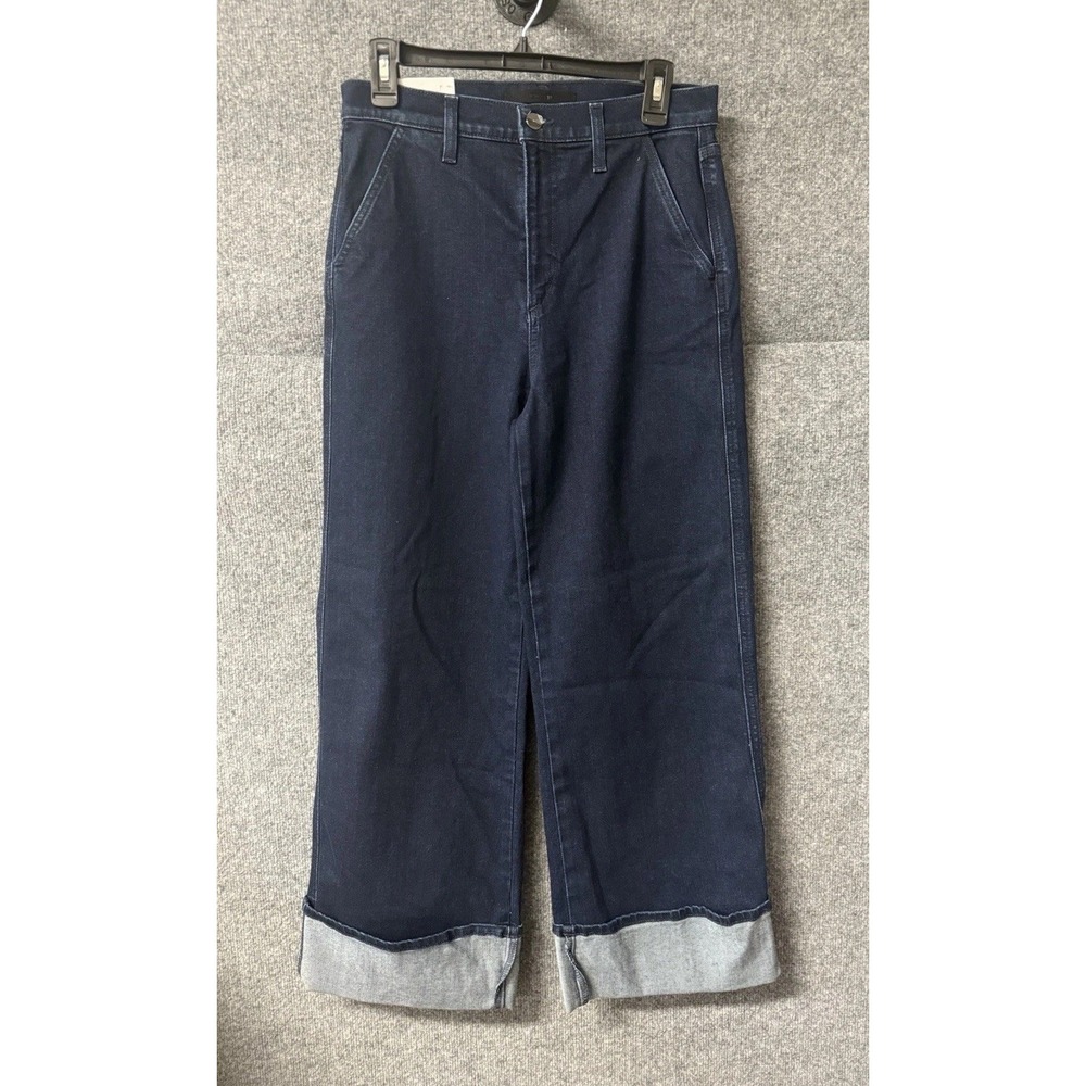 Joes Jeans Womens 29 Magical Wide Leg Cuffed Cropped Denim High Retro Y2K R16